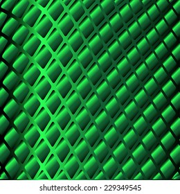 Abstract background with green metallic