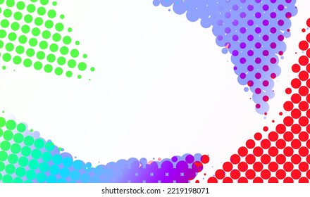 abstract background with green oval confetti texture