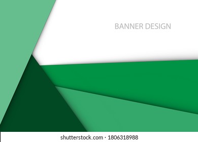
Abstract background green paper cut. Design element