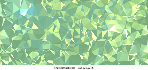 Fundo abstrato Padrão de polígono verde forma de triângulo de baixo poli, fundo geométrico com design de fundo de baixo poli. 