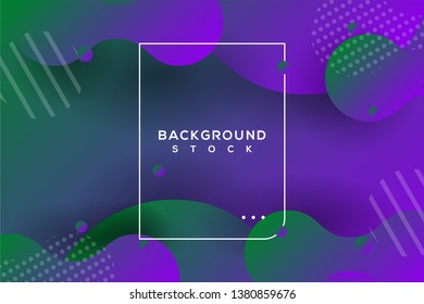 abstract background with green and purple gradient. curvy, wavy, fluid, flowing, irregular shapes. suitable for background, landing page, wallpaper, home screen, theme. vector eps 10
