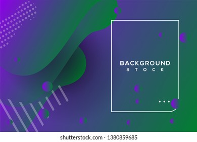 abstract background with green & purple gradient. curvy, wavy, fluid, flowing, irregular shapes. suitable for background, landing page, wallpaper, home screen, theme. vector eps 10