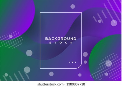 abstract background with green & purple gradient. curvy, wavy, fluid, flowing, irregular shapes. suitable for background, landing page, wallpaper, home screen, theme. vector eps 10