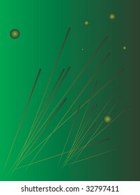 Abstract background with green shades. Vector illustration