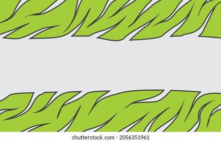 Abstract background with green sliced lines pattern and some copy space area