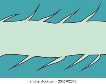 Abstract background with green sliced pattern and some copy space area