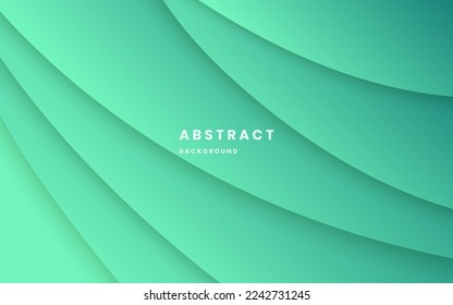 Abstract background green soft color with abstract diagonal shape light. Gradient shapes composition dynamic light and shadow. modern elegant design background. illustration vector 10 eps.