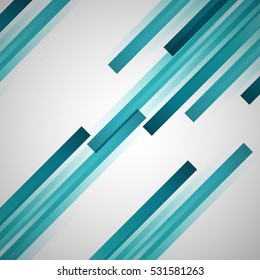 Abstract background with green straight lines, stock vector