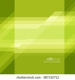 Abstract background with green stripes corner. Concept new technology and dynamic motion. 