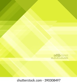 Abstract background with green stripes corner. Concept new technology and dynamic motion. 