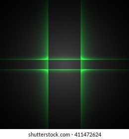 Abstract background with green stripes. Vector illustration.