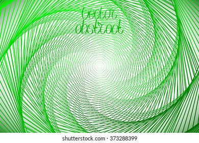 Abstract Background. Green Structure  and Scenic Stairs . Vector Illustration