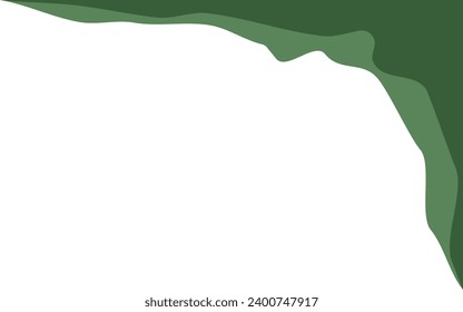 abstract background in green tones on a white background