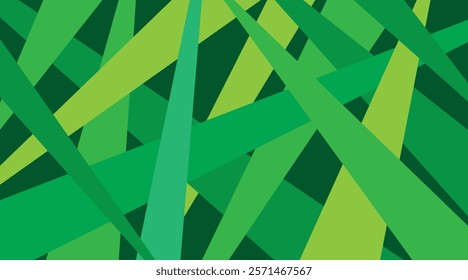 Abstract background of green tones, vegetation concept. Vector illustration