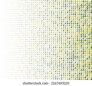 Abstract background with green triangles. Common design for web, card, wallpapers. Vector