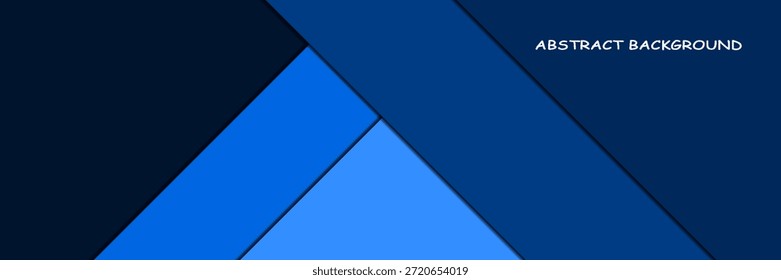 Fondo Abstractas Verde Turquesa y Azul Superposición de papel cortado en el espacio oscuro. Ilustración vectorial