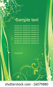 abstract background green (VECTOR)