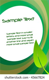 Abstract background Green Vector. Also available in raster.