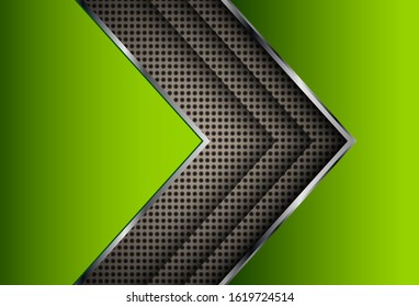 Resumen de la ilustración del vector verde de fondo.