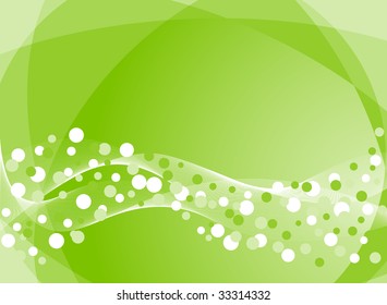 Abstract background in green. Vector-Illustration