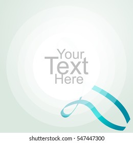 Abstract background with Green wave