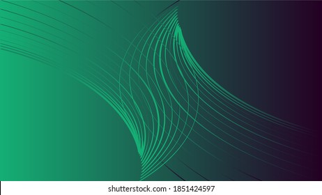 Abstract background green wave  , simple and elegant for your website, landing page