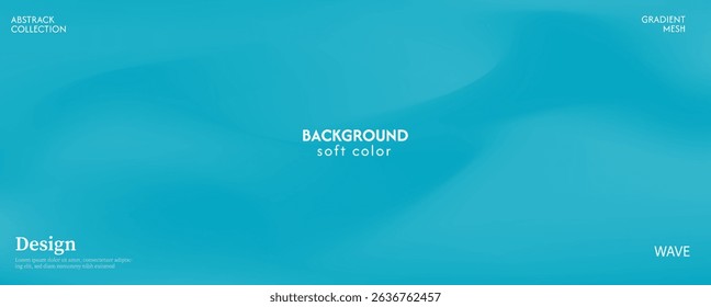 Abstract background green wave texture. Combination of light and dark. Minimalist pastel color design