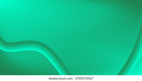 Fondo abstracto con ilustración de líneas onduladas verdes para el Espacio para texto