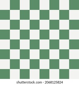 Abstract background green and white Chessboard Pattern Optical illusion Texture. for your design