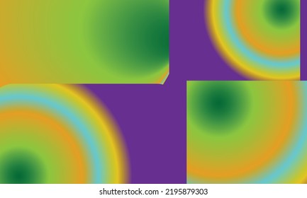 abstract background with green, yellow, blue, orange and purple patterns