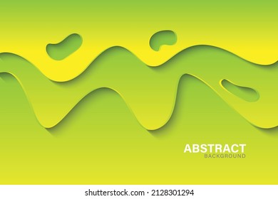 Abstract background green and Yellow color background abstract art Design element for web banners, posters,