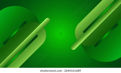 ABSTRACT BACKGROUND GREEN YELLOW GRADIENT WITH GEOMETRIC SHAPES SMOOTH LIQUID COLORFUL DIAGONAL DESIGN VECTOR TEMPLATE GOOD FOR MODERN WEBSITE, WALLPAPER, COVER DESIGN 