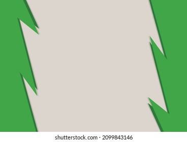 Abstract background with green zigzag pattern and some copy space area. Presentation wallpaper with zigzag pattern