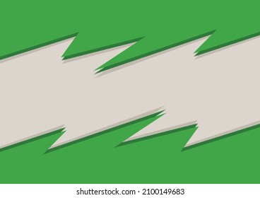 Abstract background with green zigzag pattern and some copy space area. Presentation wallpaper with zigzag pattern