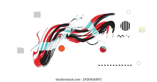  abstract background greeting card Background . wave background for commercial use 