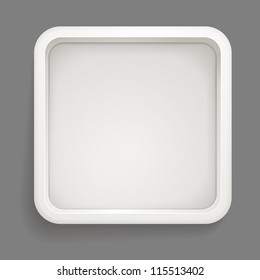 Abstract background of grey box. Template for a text