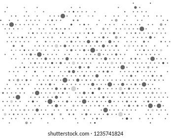 Abstract background with grey circles. Modern black and white texture. Geometric background