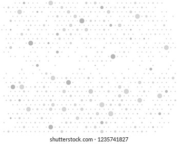 Abstract background with grey circles. Modern black and white texture. Geometric background