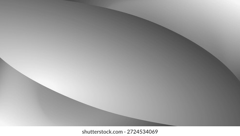 Abstract background with grey curve mesh in Mono tone for Copy Space