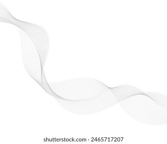 Abstract background with grey wavy lines
