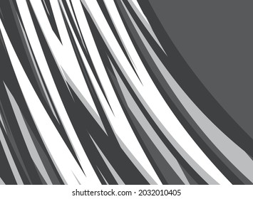 Abstract background with grey and white jagged zigzag pattern