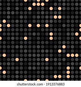 Abstract background with grey and yellow dots. vector illustration