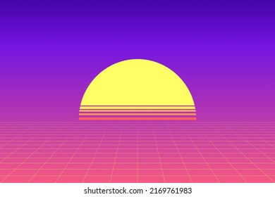 abstract background grid cyber punk
