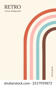 Abstract background of groovy rainbow