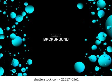 abstract background with group of floating dot on dark background can use for food and drink product label technology advertisement presentation template vector eps.
