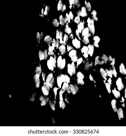 Abstract Background With Grunge. Black