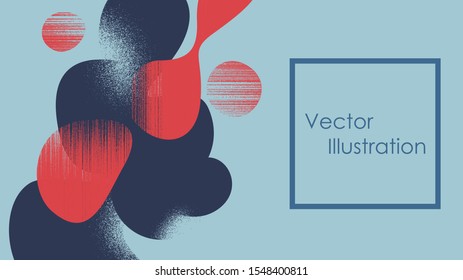 Abstract background with grunge blots of paint, modern background