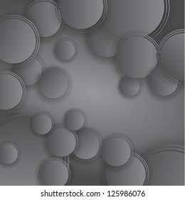 abstract background with grunge border circles