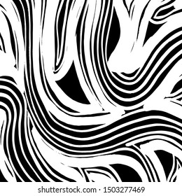 Abstract background. Grunge brush pattern. Texture. Vector.