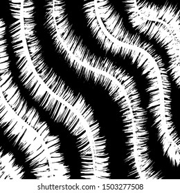 Abstract background. Grunge brush pattern. Texture. Vector.